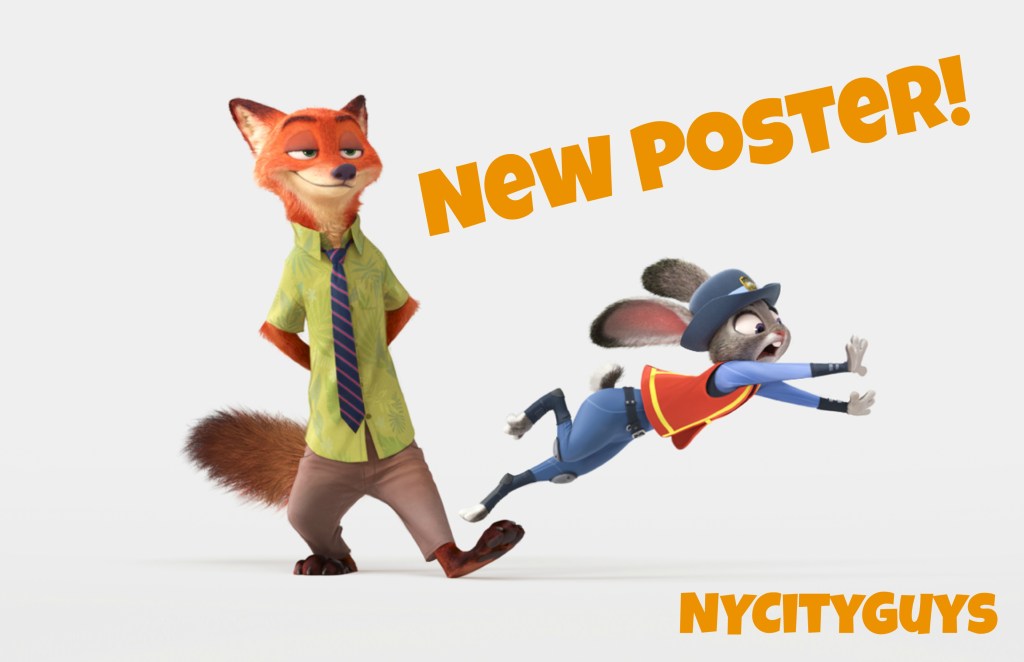 New Poster for Disney’s Upcoming “Zootopia!”